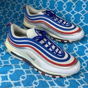 Nike Air Max 97 Men’s size 12 All Star jersey USA white red blue stripes rare og